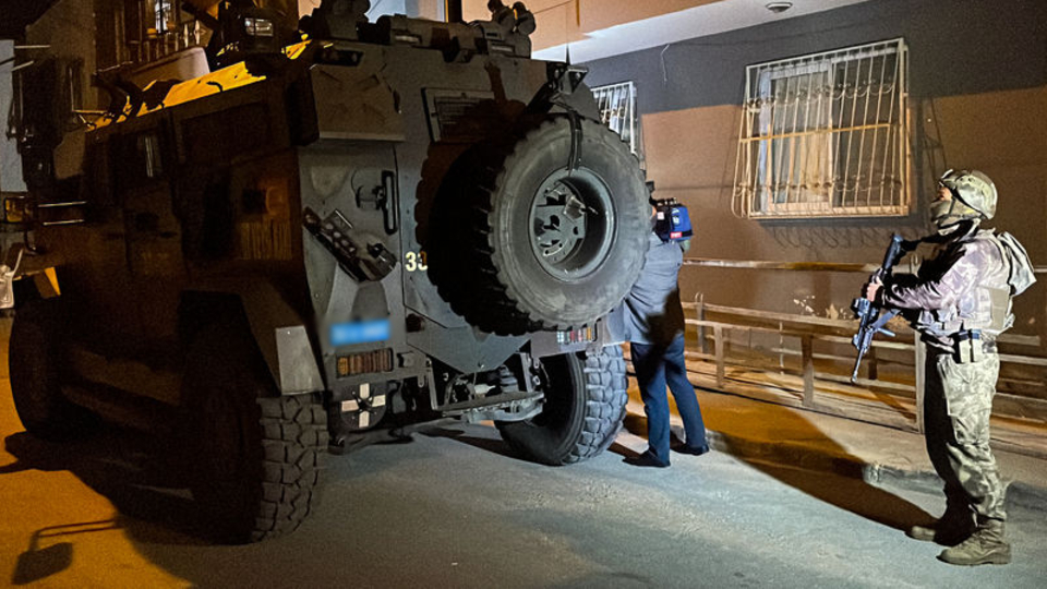 Mersin'de terör örgütü PKK'ya operasyon: 8 gözaltı kararı