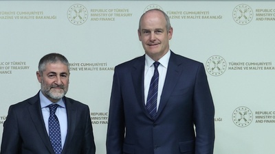 Bakan Nebati, Evans ile görüştü