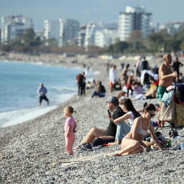 Antalya'da 92 yılın sıcaklık rekoru!