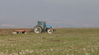Marmara Gölü'nde tarıma başlandı