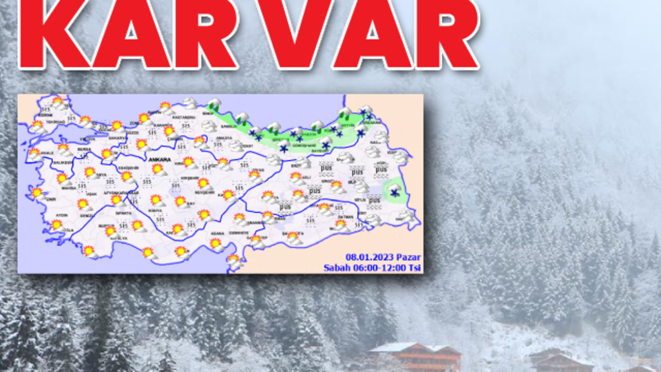 Meteoroloji duyurdu! İki bölgede kar ve yağmur var