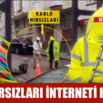 Kablo hırsızları interneti kesti!