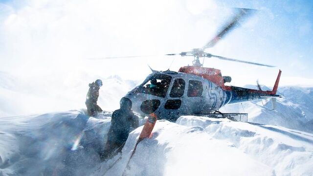 İsviçre'den sporcularla "heliski" heyecanı başladı