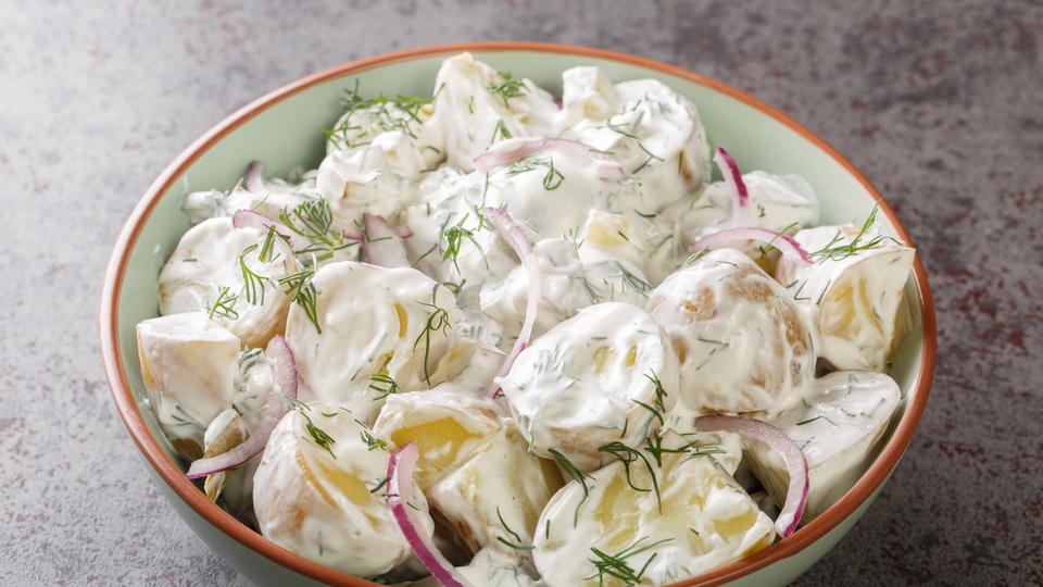 Patates salatasının en lezzetli hali!