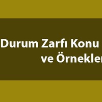 Durum zarfı nedir, ne demek?