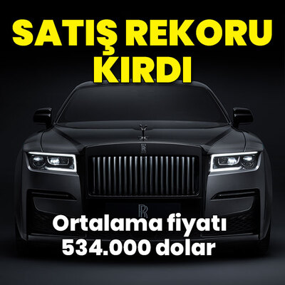 Rolls-Royce'dan satış rekoru
