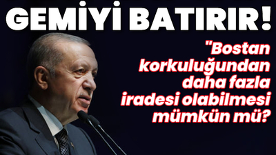 Cumhurbaşkanı Erdoğan: 6 kaptan bir gemiyi batırır