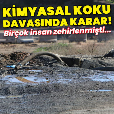 Tuzla'da "kimyasal koku" davasında karar!