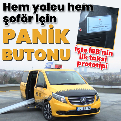 İBB ilk taksi prototipinin tanıtımını yaptı