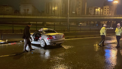 Ataşehir'de feci kaza! Otomobil sürücüsü öldü