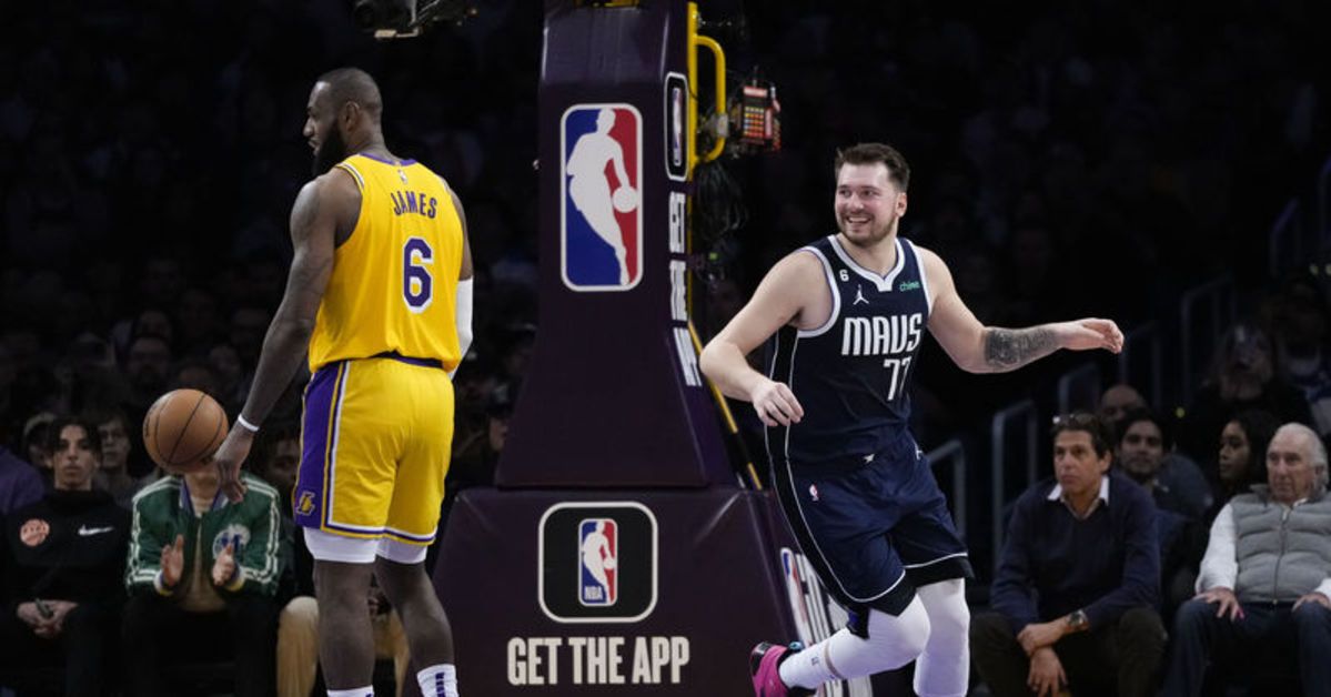 Dallas'lı Luka Doncic'ten Los Angeles Lakers karşısında triple-double ...