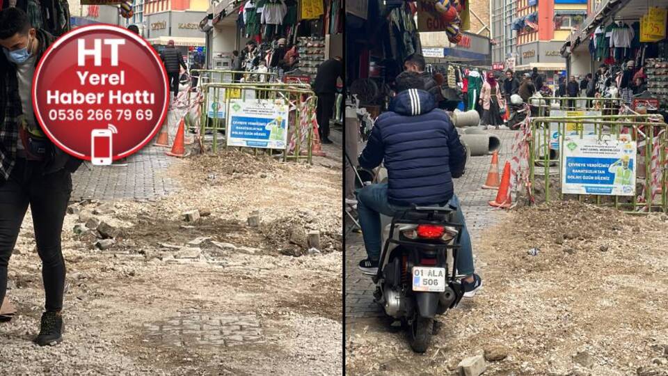 Adana'nın Mısır Çarşısı esnafından "kazı" eleştirisi!