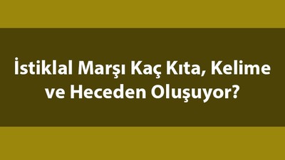 İstiklal Marşı'nın özellikleri