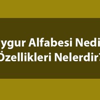 Uygur alfabesi kaç harf, özellikleri nelerdir?
