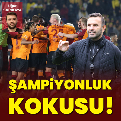 Şampiyonluk kokusu!