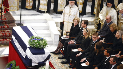 Yunanistan'ın son kralına cenaze töreni