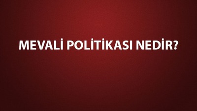 Mevali ne demek? Mevali politikası nedir?