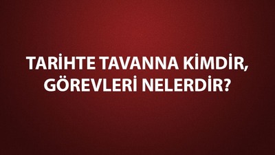 Tarihte Tavananna kime denir?