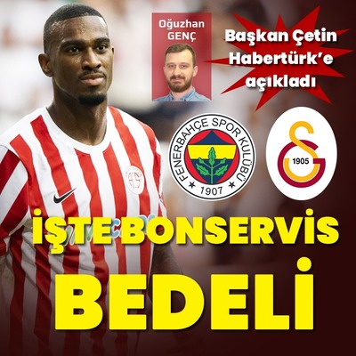 Başkan açıkladı! Bonservis bedeli...