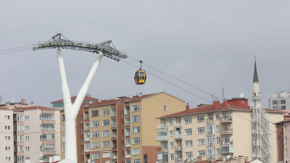 Yenimahalle-Şentepe teleferik hattı yarıyıl tatilinde kapalı