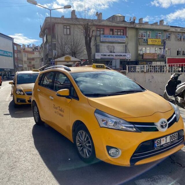 Aksaray'da taksi ücretine zam yapıldı