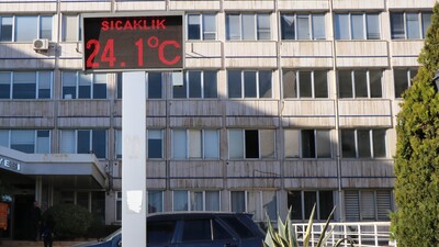 Bugün ölçüldü! O ilde sıcaklık 24 dereceye çıktı