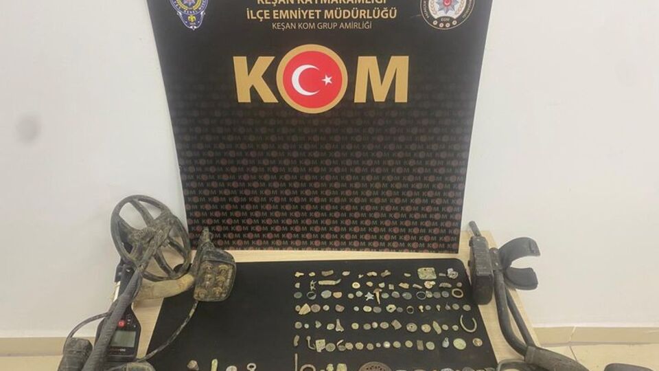 Edirne'de tarihi eser kaçakçılığı operasyonu