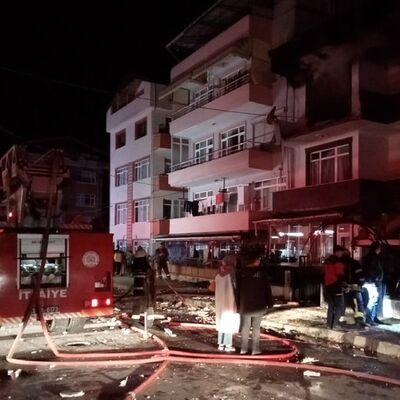 Gölcük'te doğalgaz patlaması! Yaralılar var