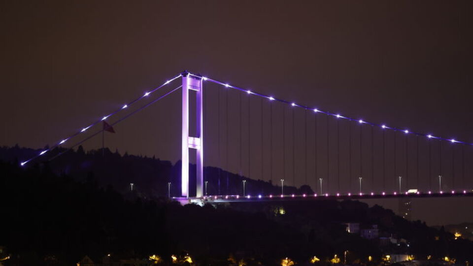 FSM Köprüsü'nde izinsiz pankarta 2 gözaltı