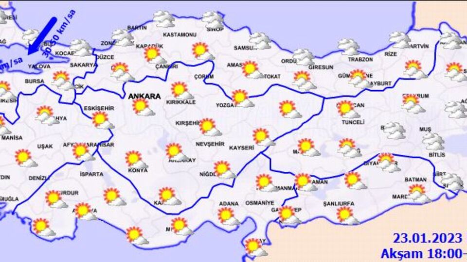 Meteoroloji'den flaş uyarı! Hızı 50 km'yi bulacak! Marmara'da fırtına!