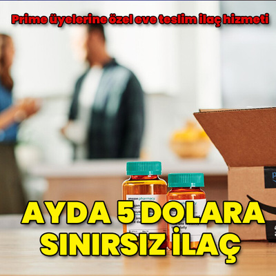 Amazon'dan evlere servis ilaç hizmeti!