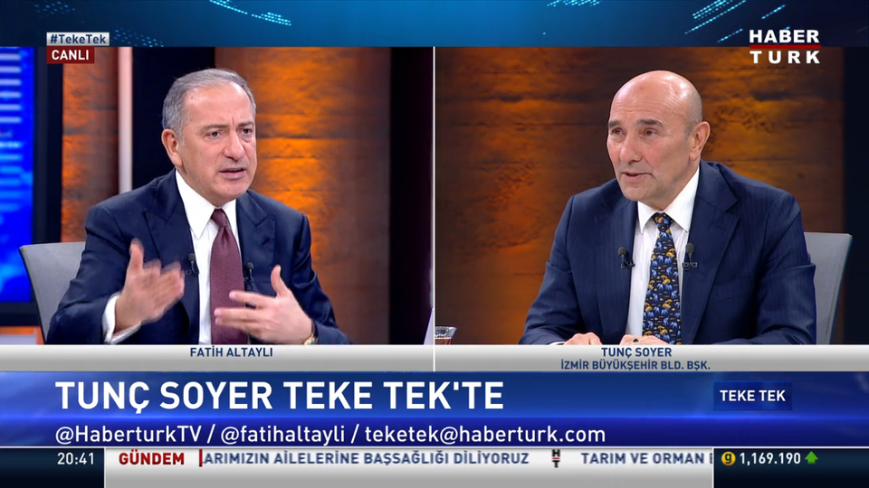 Tunç Soyer'den Habertürk'e açıklamalar