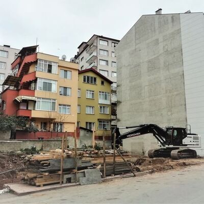 3 metre genişliğinde ve 2 bölmeli! İnşaat kazısında bulundu