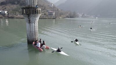 Artvin Muratlı Barajı'nda su sporları şenliği