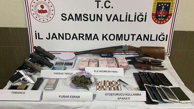 Samsun'da uyuşturucu operasyonu: 5 tutuklama