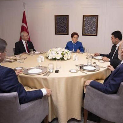 6'lı Masa'dan ortak açıklama yapıldı