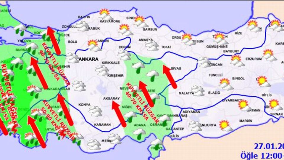 Meteoroloji'den 15 kent için "sarı", 6 il için "turuncu" alarm! Sağanak vuracak!