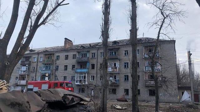 Rusya, Donetsk'i vurdu