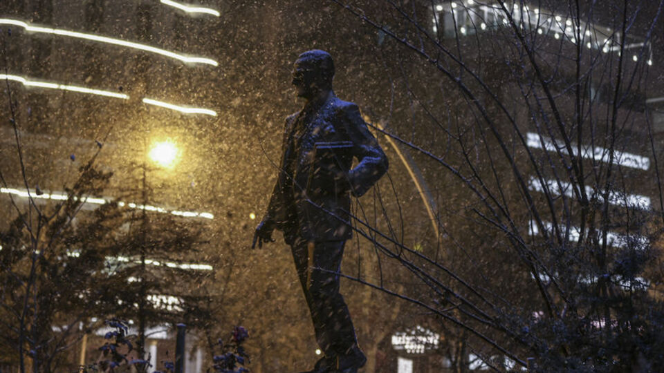 Başkent'te kar yağışı