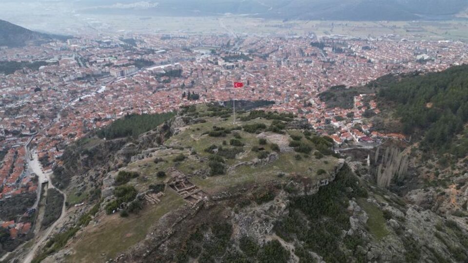 Menteşe'nin ilk yerleşiminde kazı çalışması