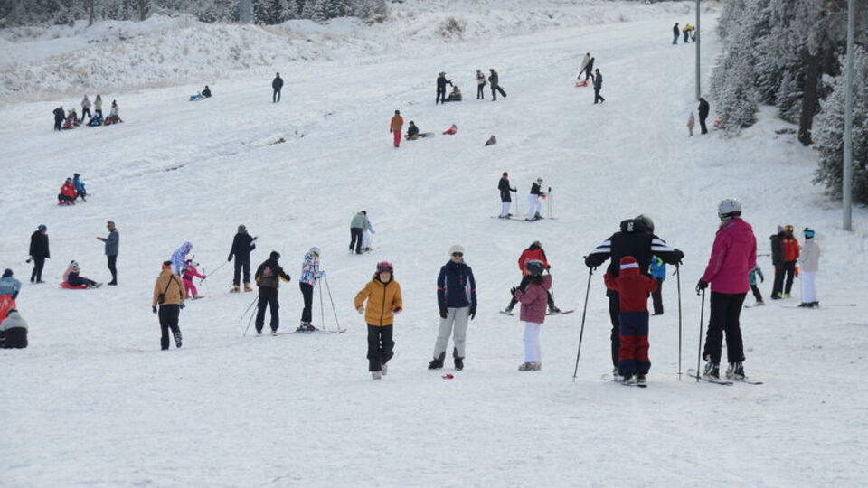 Cıbıltepe'de kayak sezonu başladı