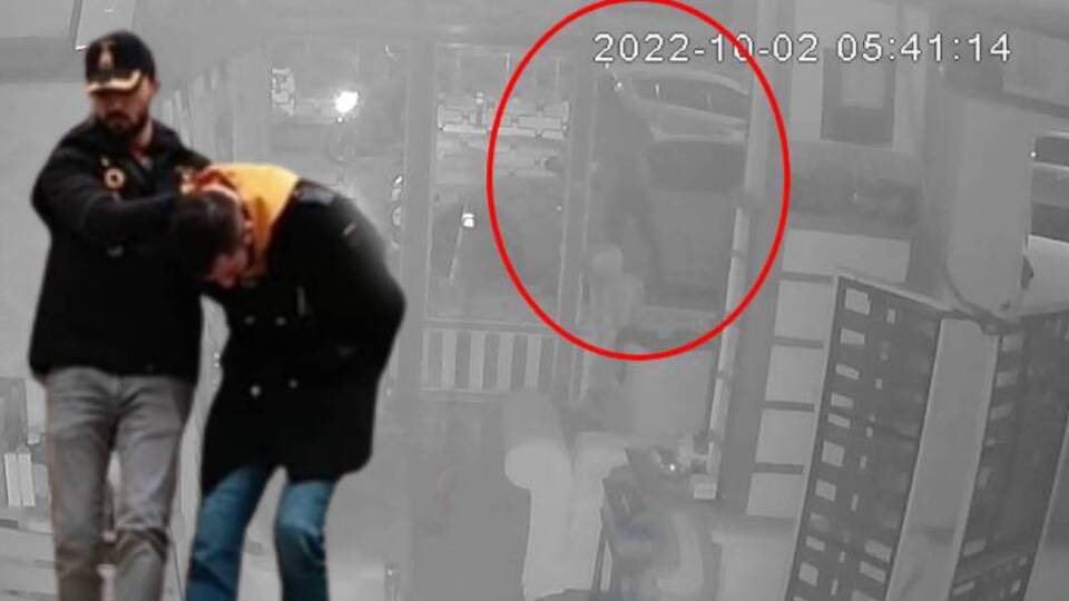 "Hayalet" hırsızının "kask" oyunu tutmadı!