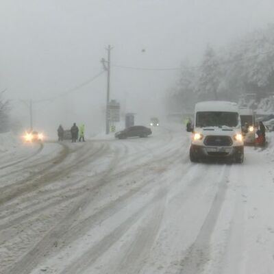 Uludağ'a çıkışlarda kış lastiği ve zincir şartı