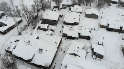 Muş'ta 1800 rakımdaki köy kara gömüldü