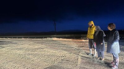 Deprem nedeniyle yarıkların oluştuğu TAG Otoyolu onarılıyor