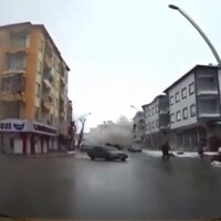 Depremin dehşet veren görüntüsü