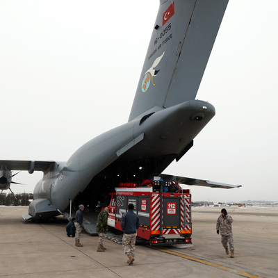 TSK'dan hava yardım koridoru