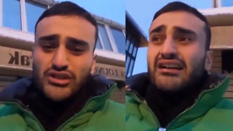 Ağlayarak yardım istedi