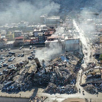 Çin uydusu Türkiye'deki depremi uzaydan görüntüledi