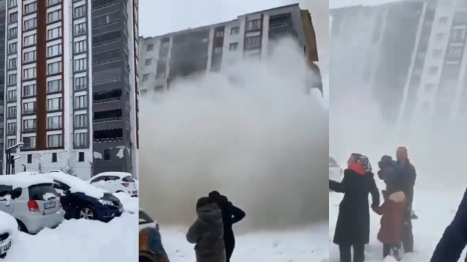 O yeni binalar yerle bir oldu